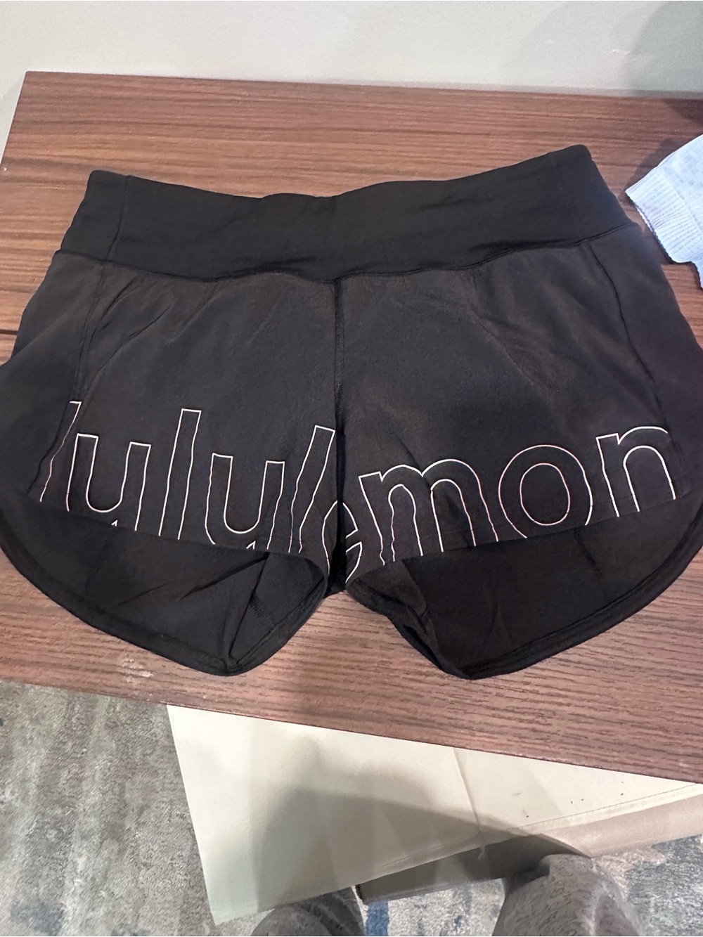 lululemon athletica Black Women's Athletic Shorts with Logo